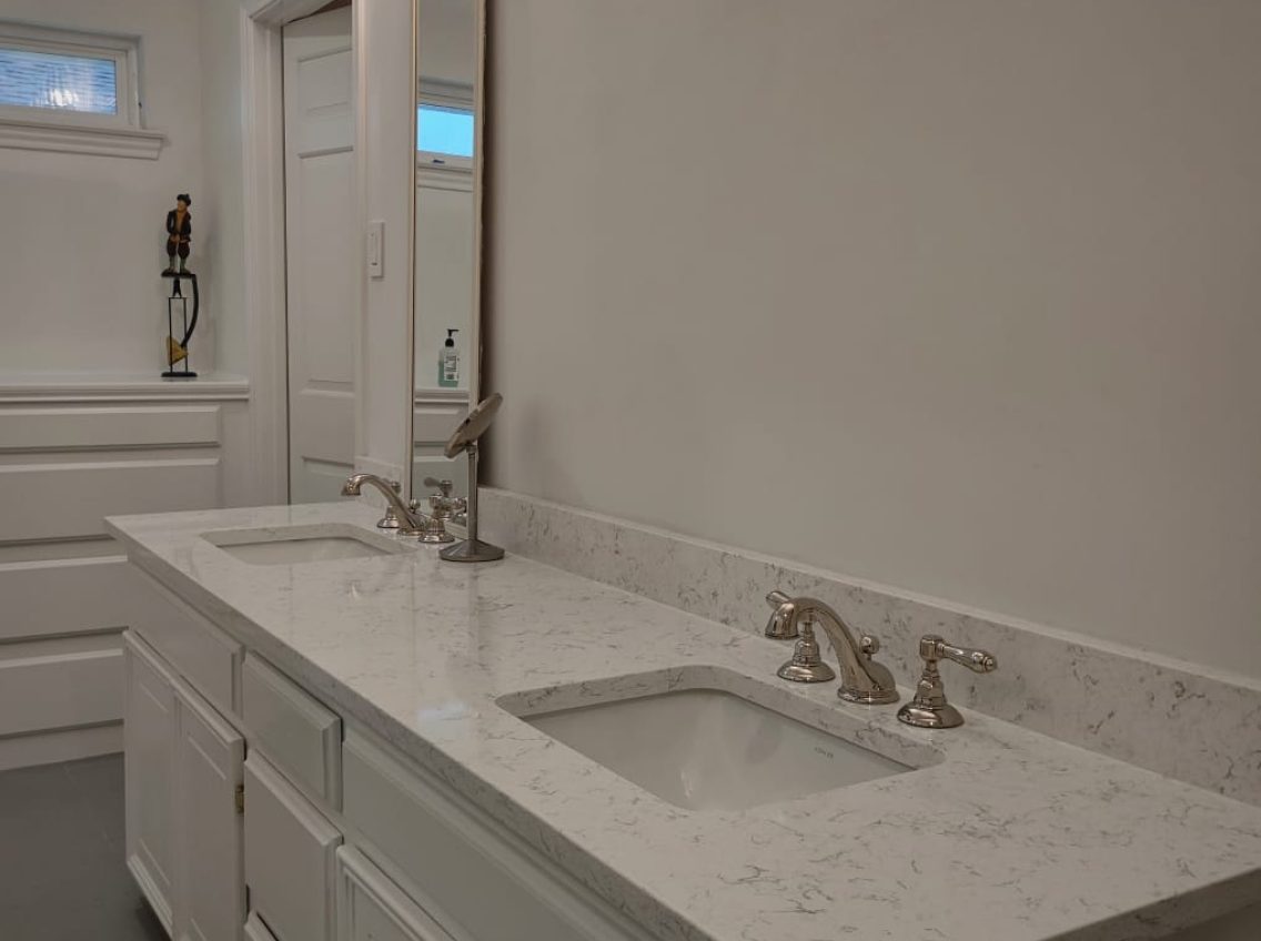 bath room remodeled